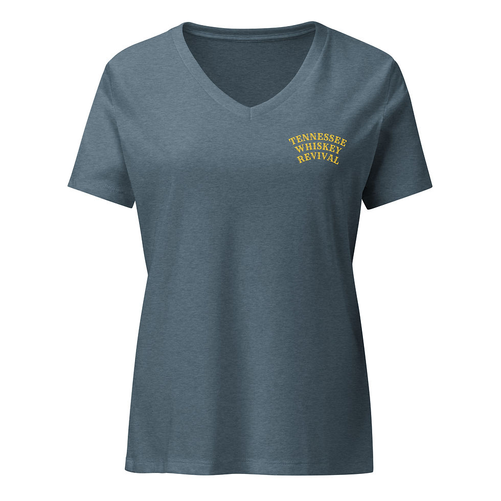 Thumbnail: Women’s Relaxed V-Neck T-Shirt (Whiskey Label)