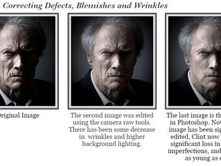 Correcting Defects, Blemishes and Wrinkles