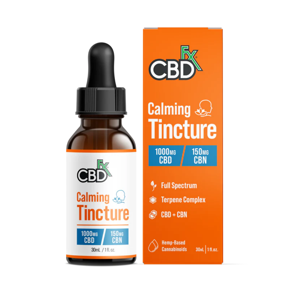 CBD Fx | Tintura Calmante y Para Dolor | CBD+CBN | 1000 mg  | 30 ml