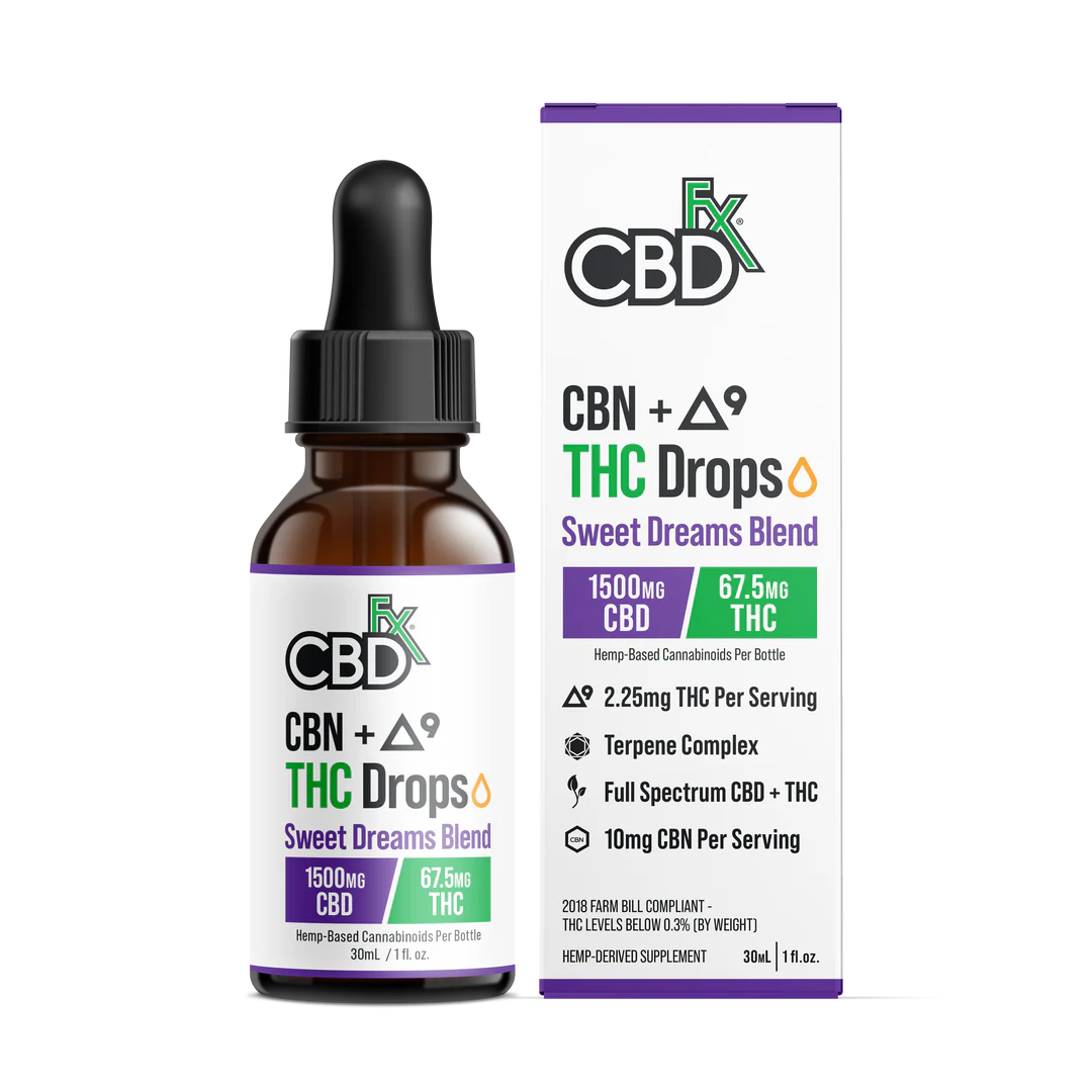 CBD Fx | Tintura Para Dormir | CBD+CBN+Delta9 | 1500 mg | 30 ml