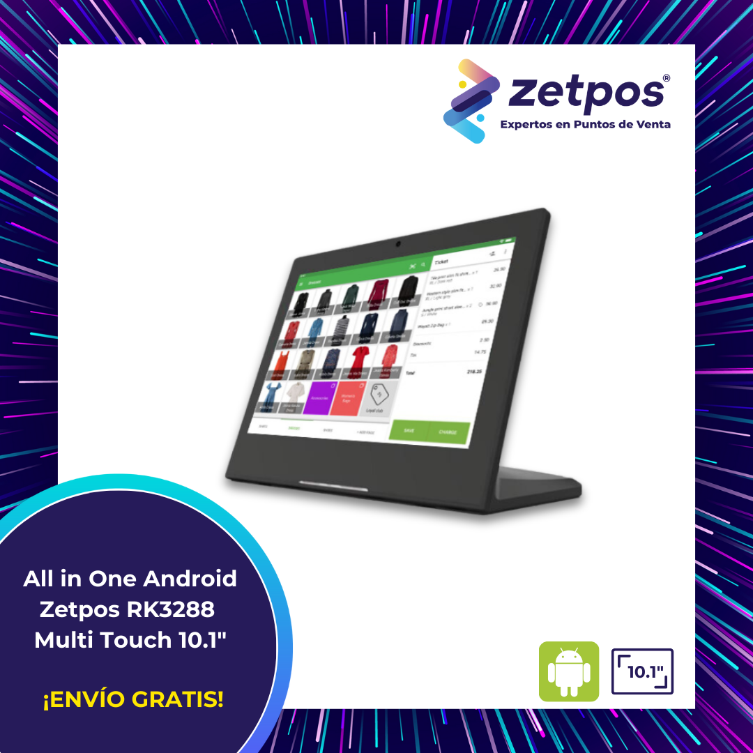Terminal touch screen fija Zetpos RK3288 10"