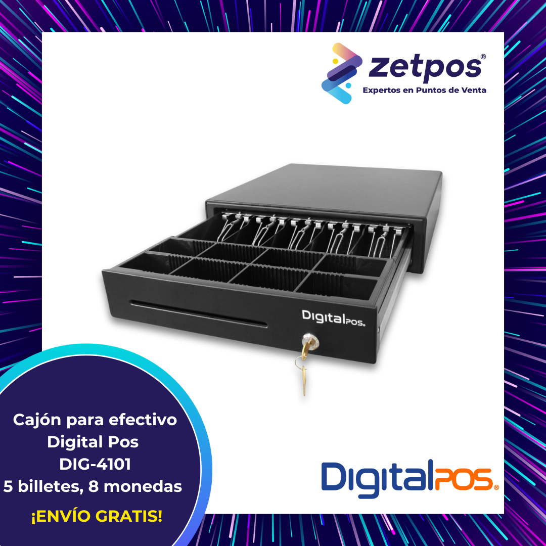Cajón de dinero Digital Pos DIG-4101