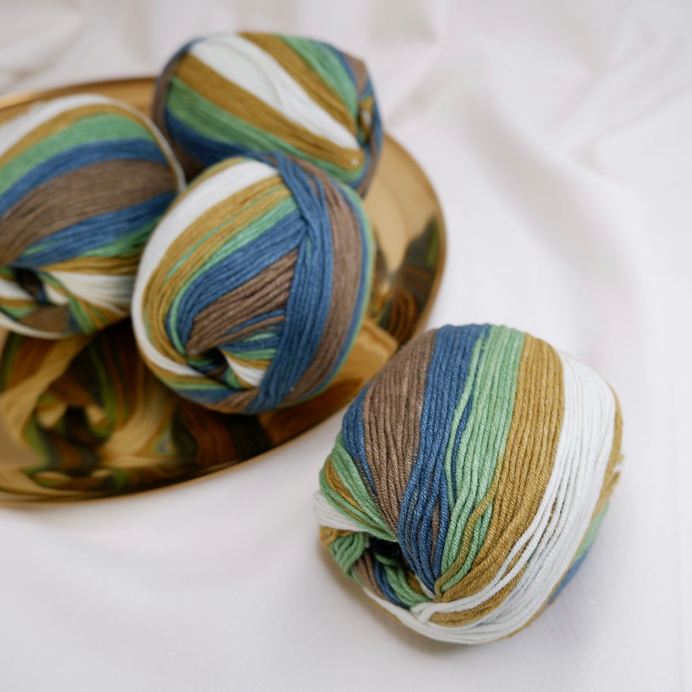 COTTON ACRYLIC YARN Crooked Crochet