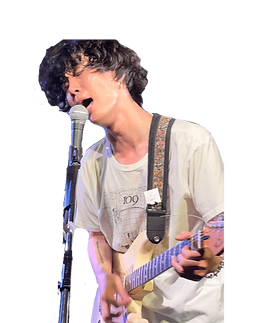 デニムのギターストラップ