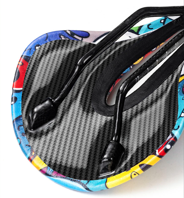 Thumbnail: ENLEE Carbon Fiber Bike Saddle Shock Absorbing Cycling Saddle