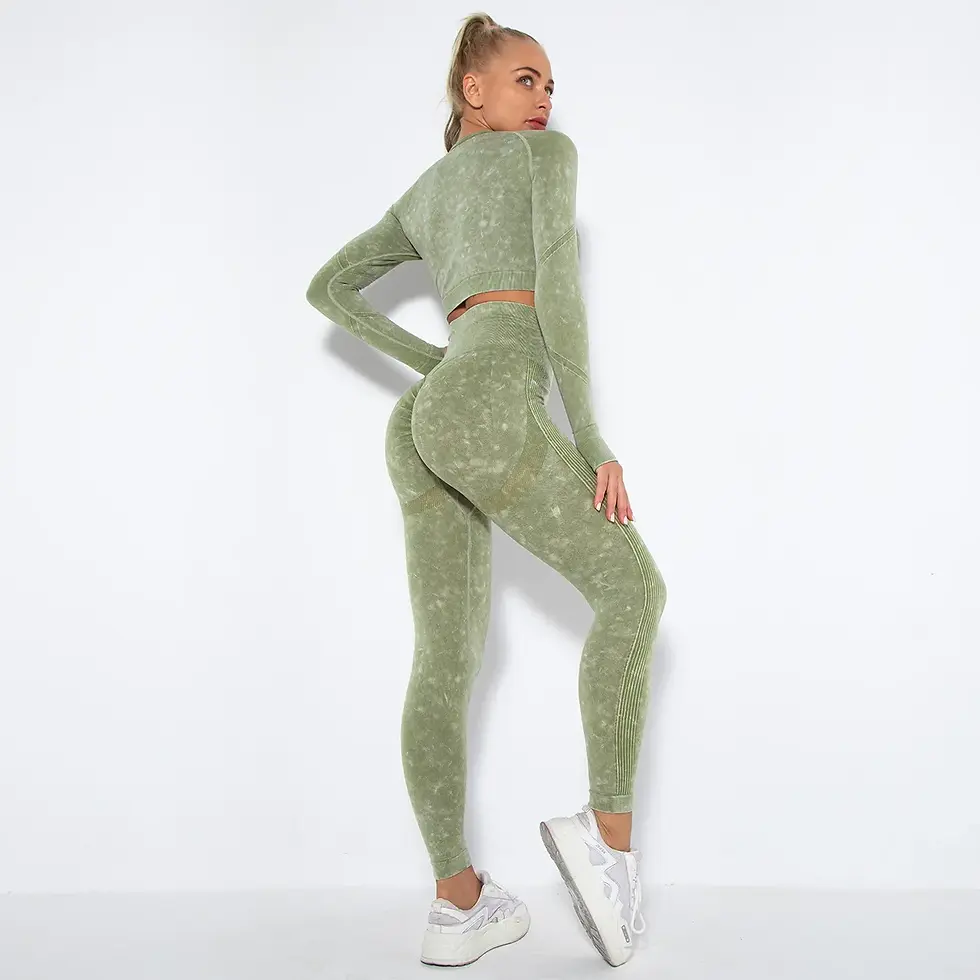 Thumbnail: Yoga Fitness Clothing Wear Running Gym Fitness Sets Activewear Suit Sportswear
