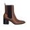 Thumbnail: Brown Leather Ankle Boots Canna – Chelsea Boots With 6.5 Cm Block Heel