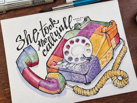 A tribute drawing to Dolly