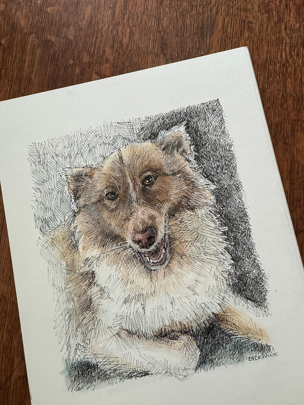 Thumbnail: Custom Illustrated Pet Portrait