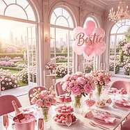 Pink Galentine's Brunch _ Bestie Celebra