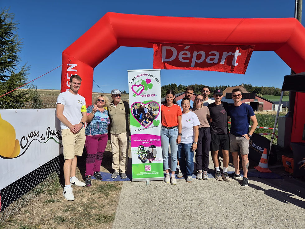 Zau depart PoBo et le comité du cross