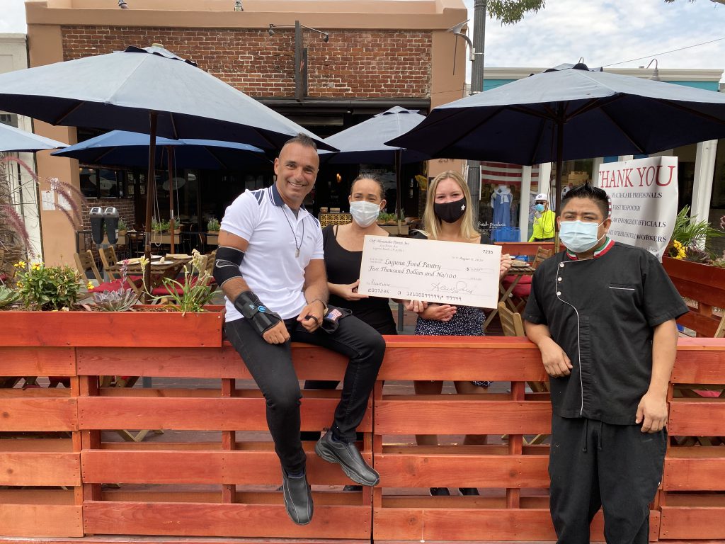 Chef donates to Laguna Food Pantry