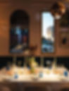 a table at r house