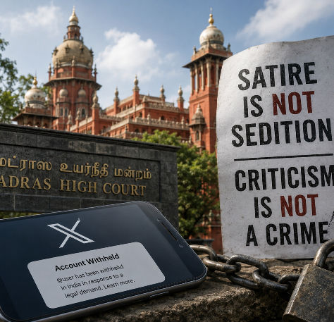 When the State Mistakes a Punchline for a Punch: Satire, Sedition, and the Madras High Court's Timely Reminder