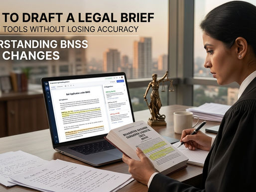 How to Draft Legal Briefs Using AI Tools Without Losing Accuracy Under BNSS
