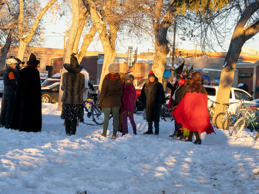 Cold Weather Did Not Stop A Handful Of Witches For The 6th Annual Witches Brigade Ride