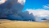Roe 2 Fire Burns About 2,000 Acres East of Clark Canyon Reservoir