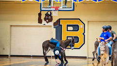 Shepherds Garage Claims Donkey Basketball Title at BCHS Gym