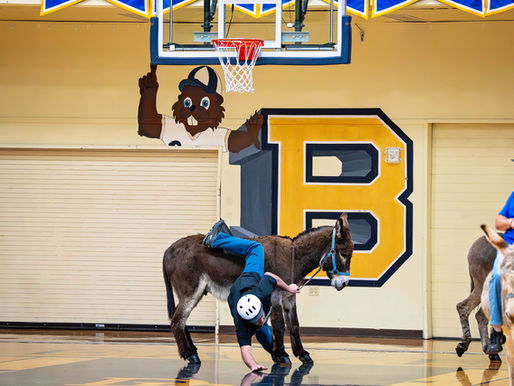 Shepherds Garage Claims Donkey Basketball Title at BCHS Gym