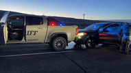 Chase On I-15 Near Lima Ends With Disabling Crash, Arrest Of Female Driver