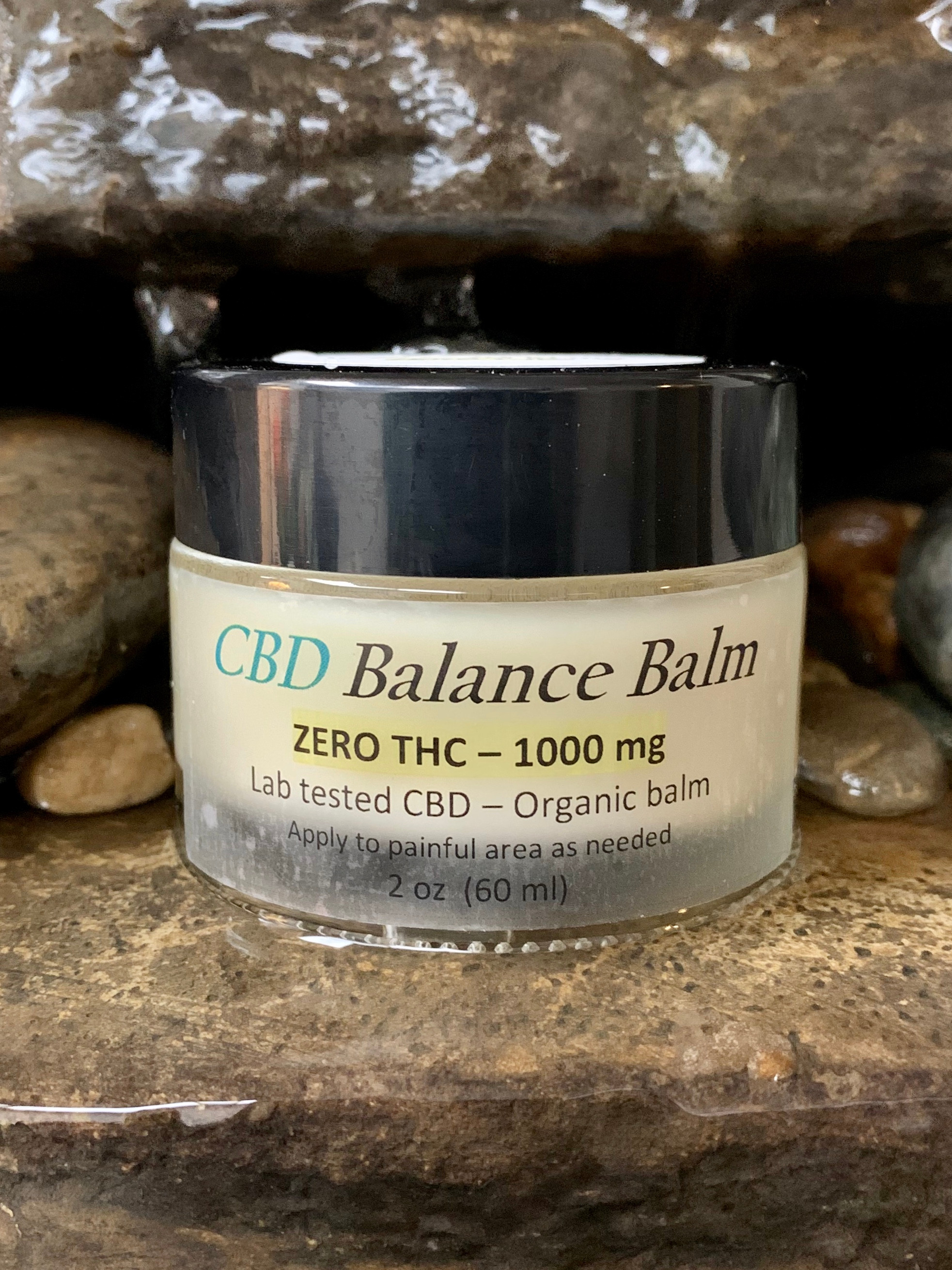 1000mg Organic CBD Balm (ZERO THC)