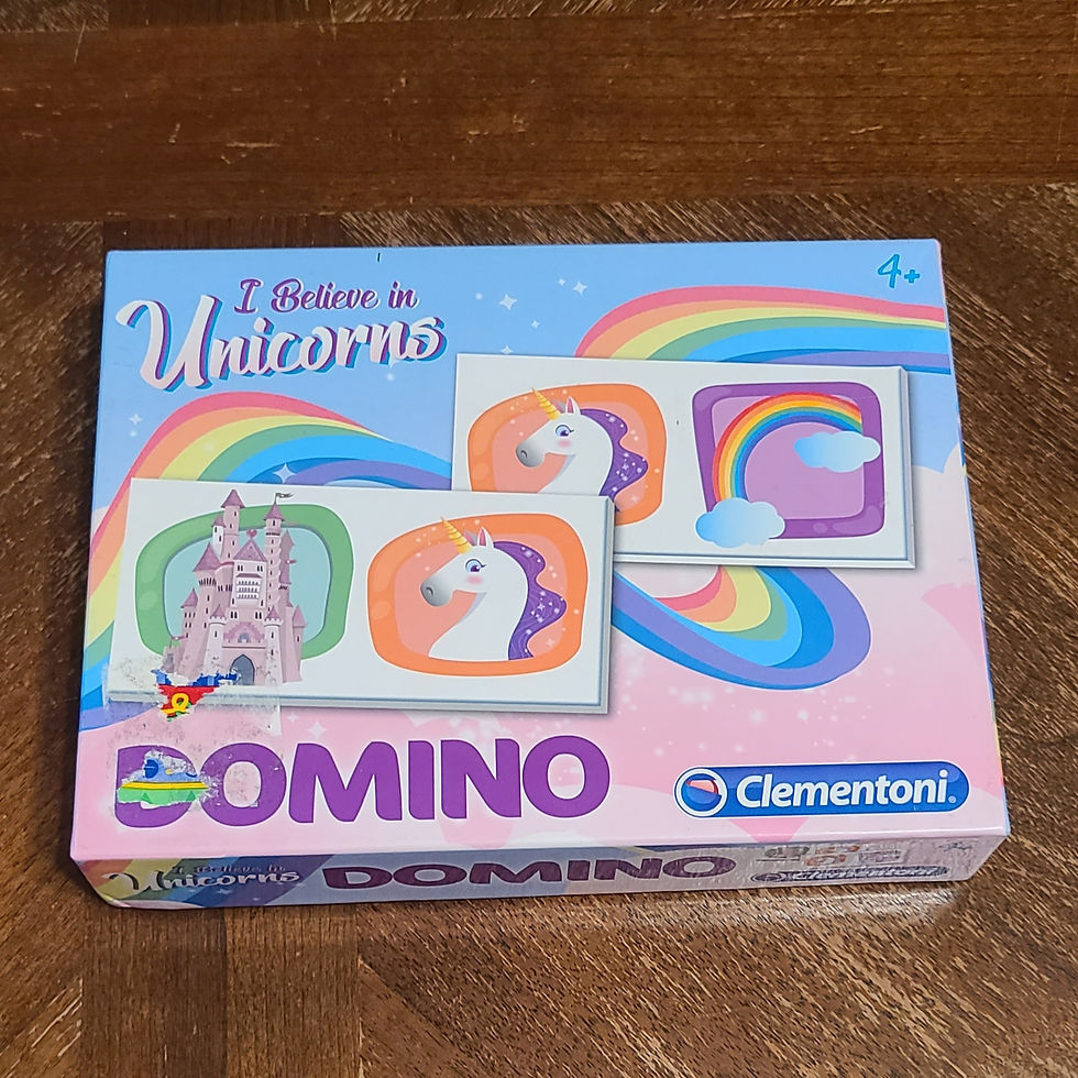 Jeu de domino licornes