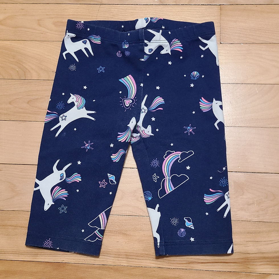 2T - Carter's- pantalon 3/4 mince licornes