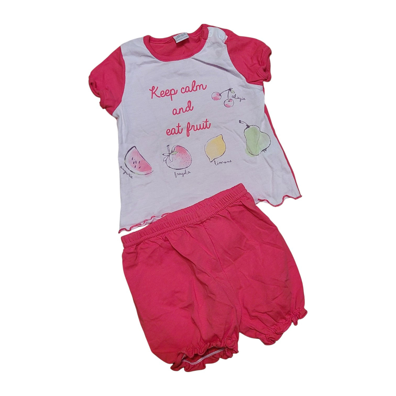 6 mois - ELLEPI - duo de morceaux -Keep calm and eat your veggies-