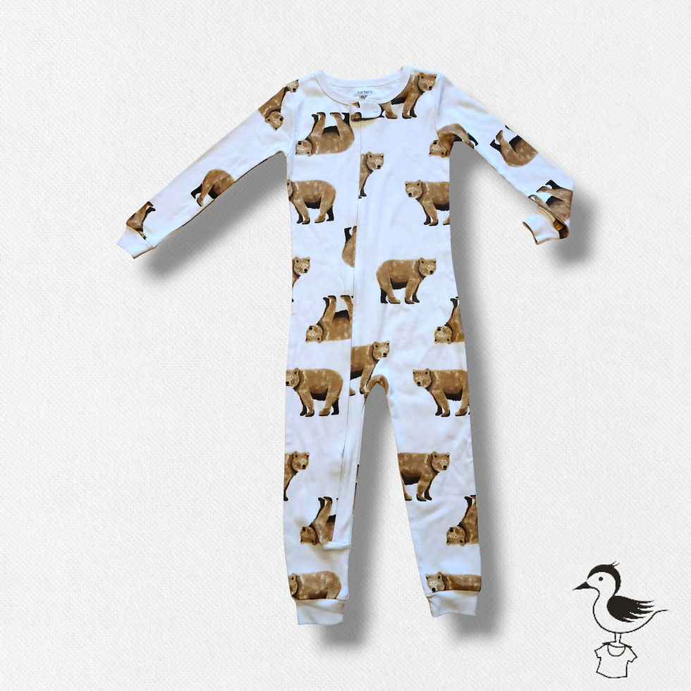 4t - CARTERS - superbe pyjama ours mince