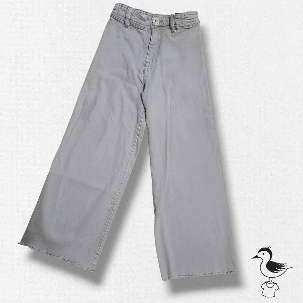 7 ans - ZARA fille - JEANS gris