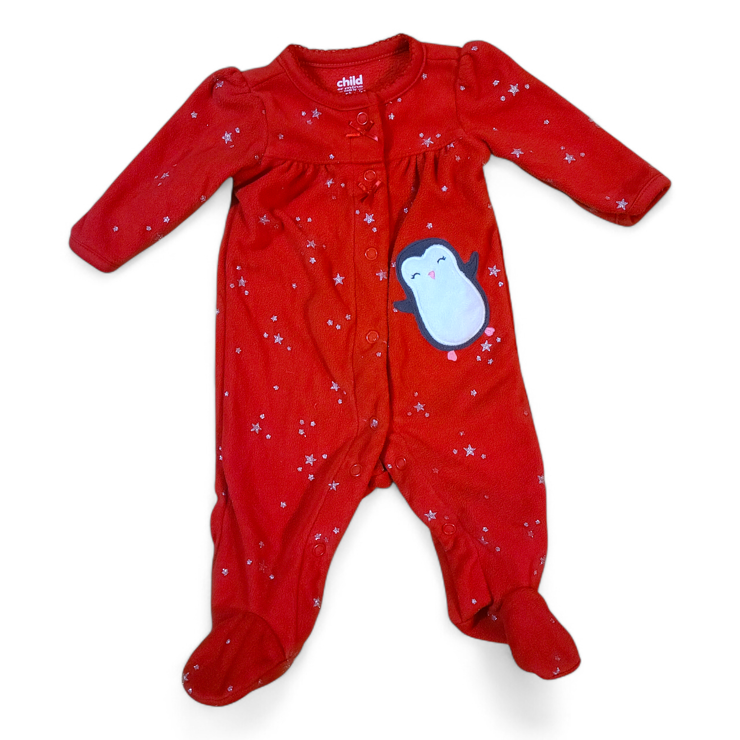 Nouveau-né - pyjama pingouin chaud