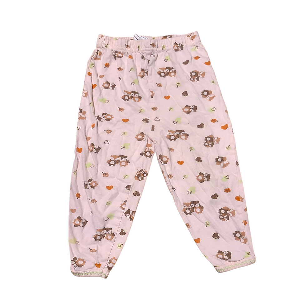 18 mois - pantalon jogging mince hiboux