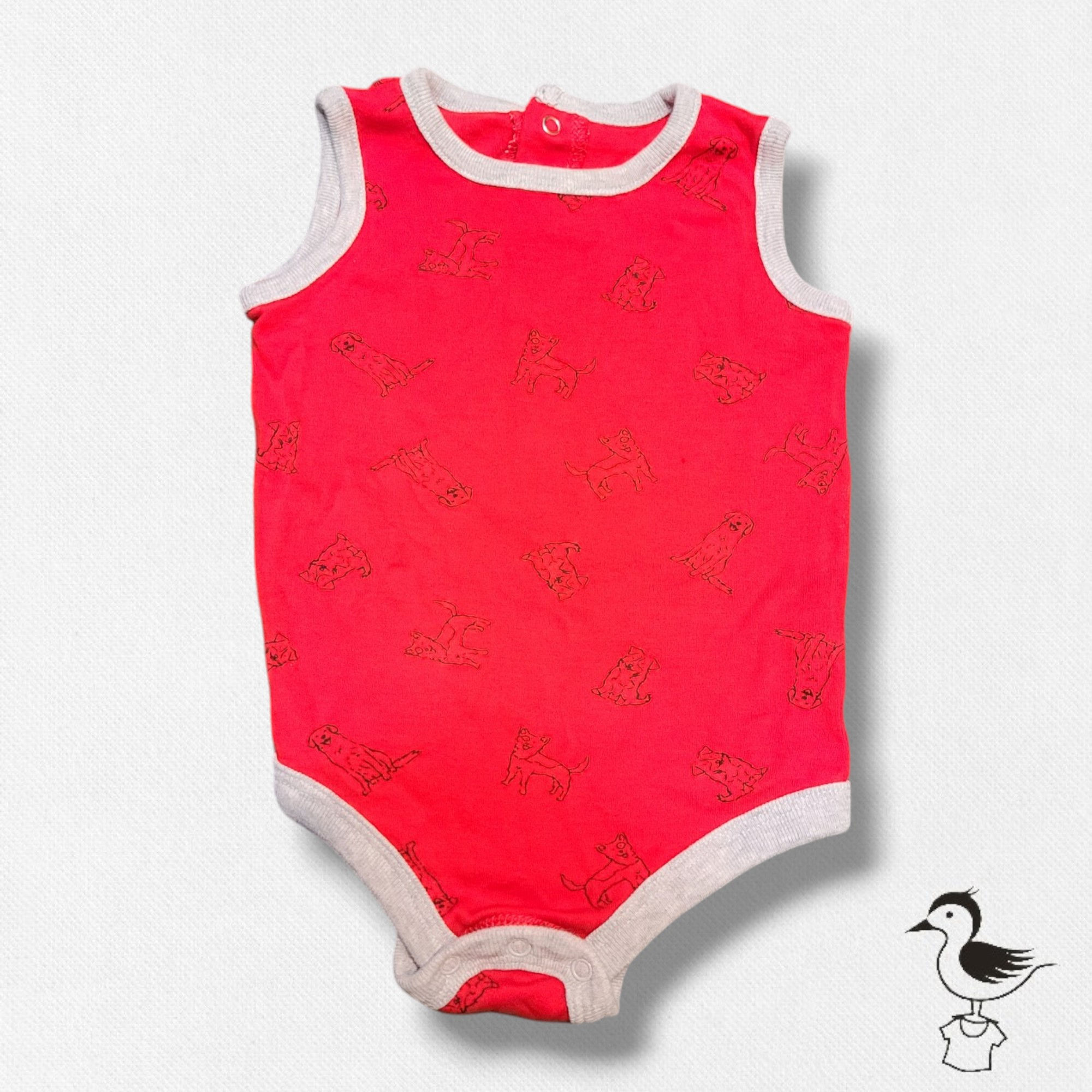 12 mois - ELLEN DEGENERES - cache-couche camisole petits chiens