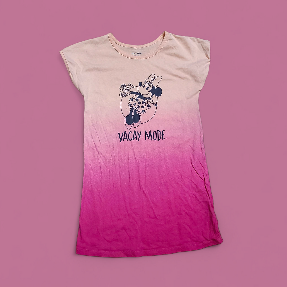 5 ans - JOEFRESH - t-shirt long /robe minnie mouse