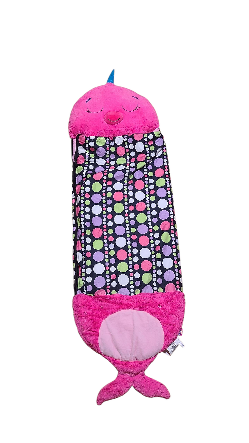 Sac de couchage HAPPY NAPPERS - baleine rose trop chouette!