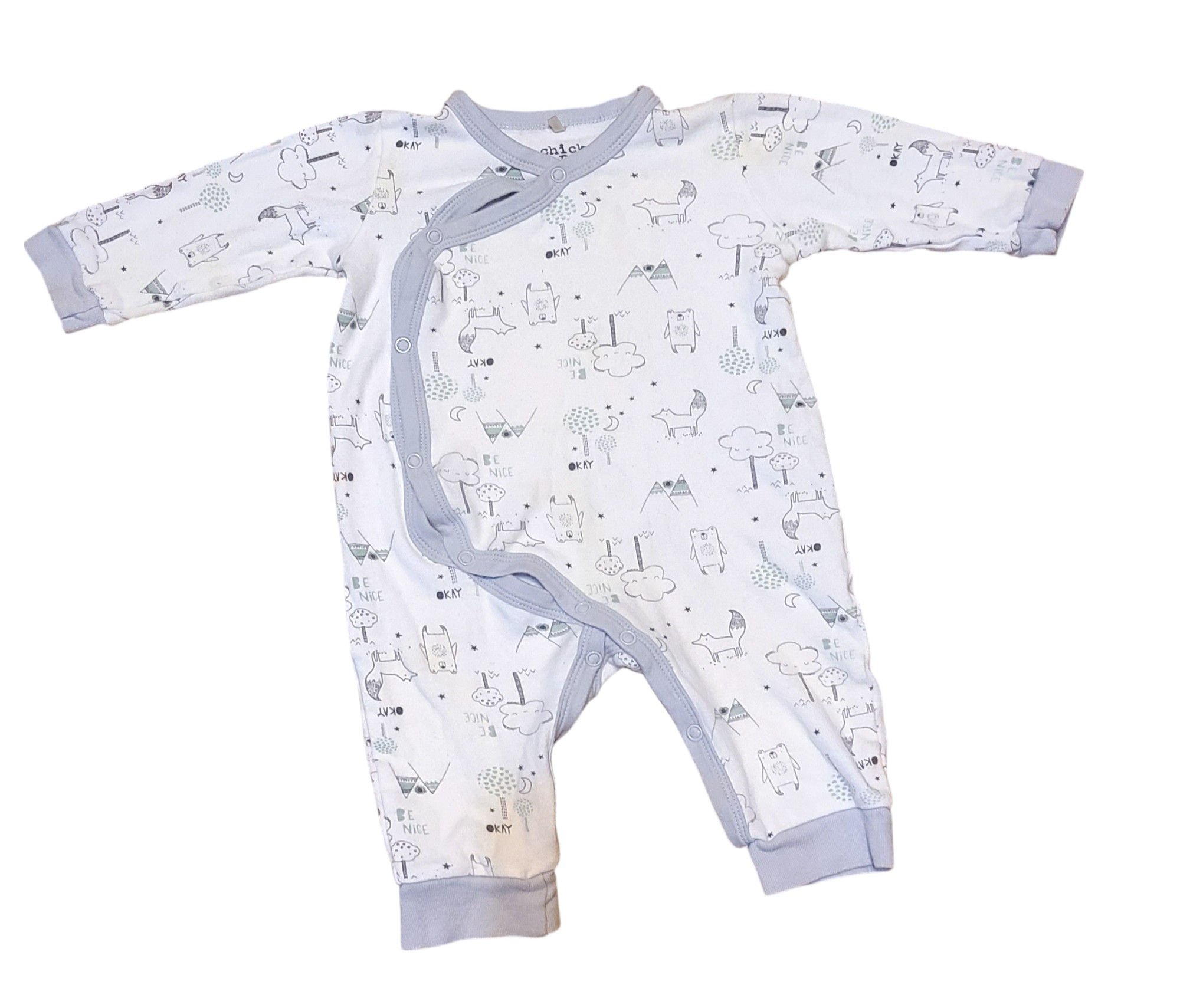 6-9 mois - CHICK PEA - pyjama mince sans pieds en bon état
