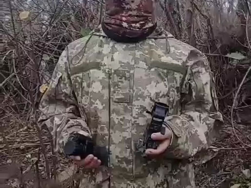 Thank-you video from a reconnaissance unit for the night vision device
