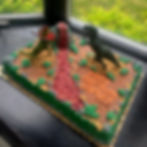 Dinosaur Birthday Cake