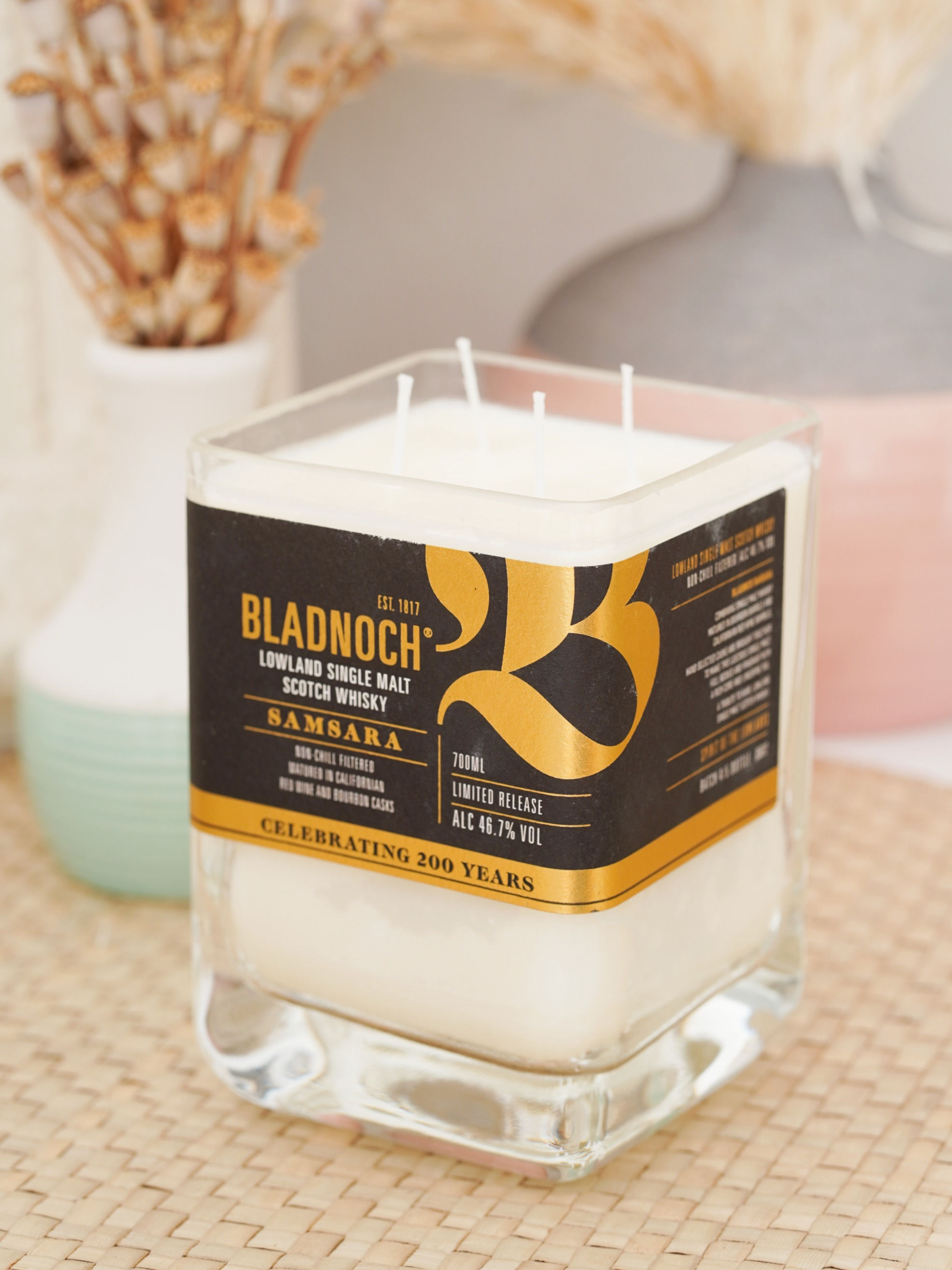 Bladnoch Whiskey - Kerze aus Sojawachs