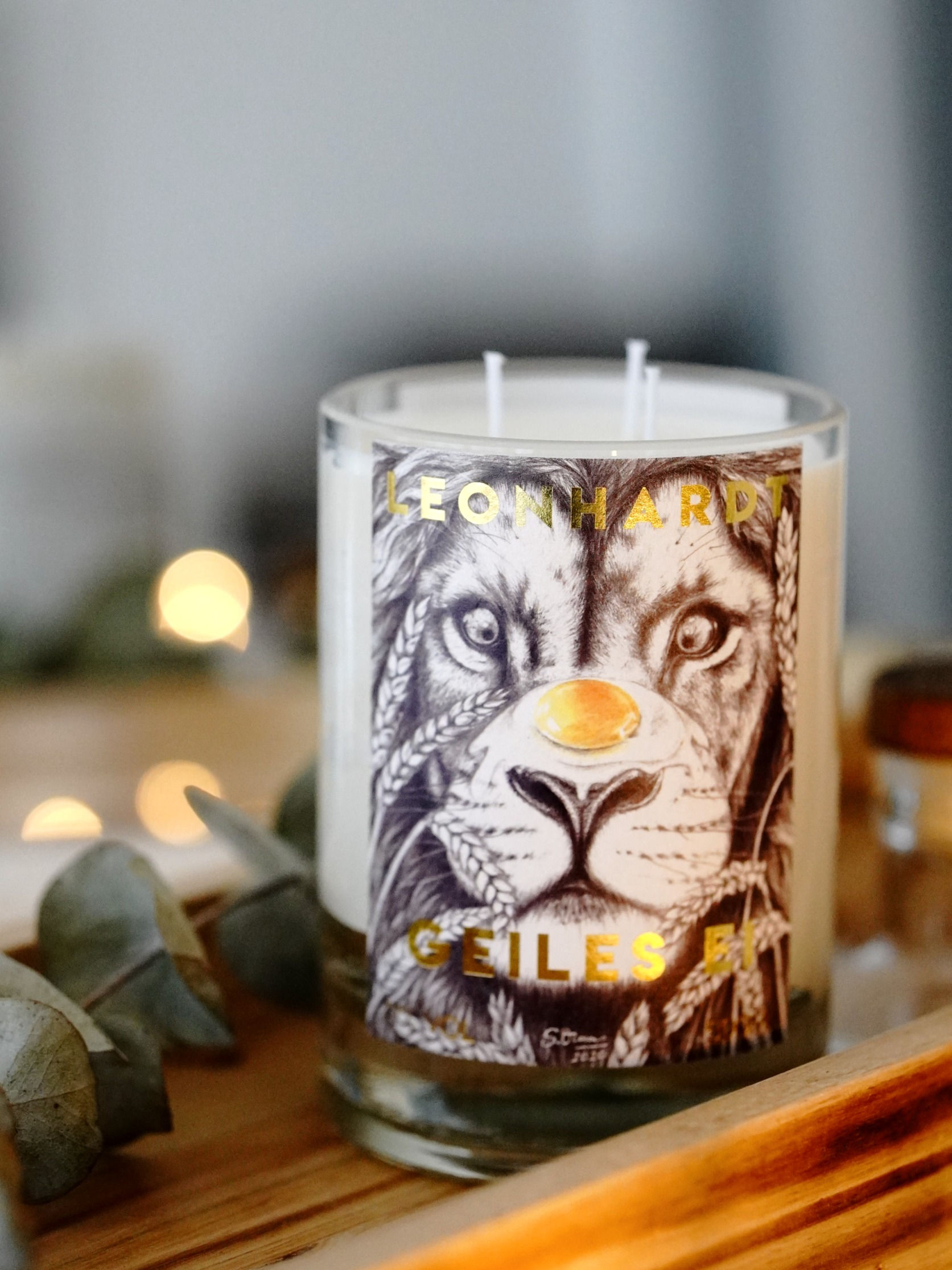 Flaschenkerze Leonhardt Eierlikör