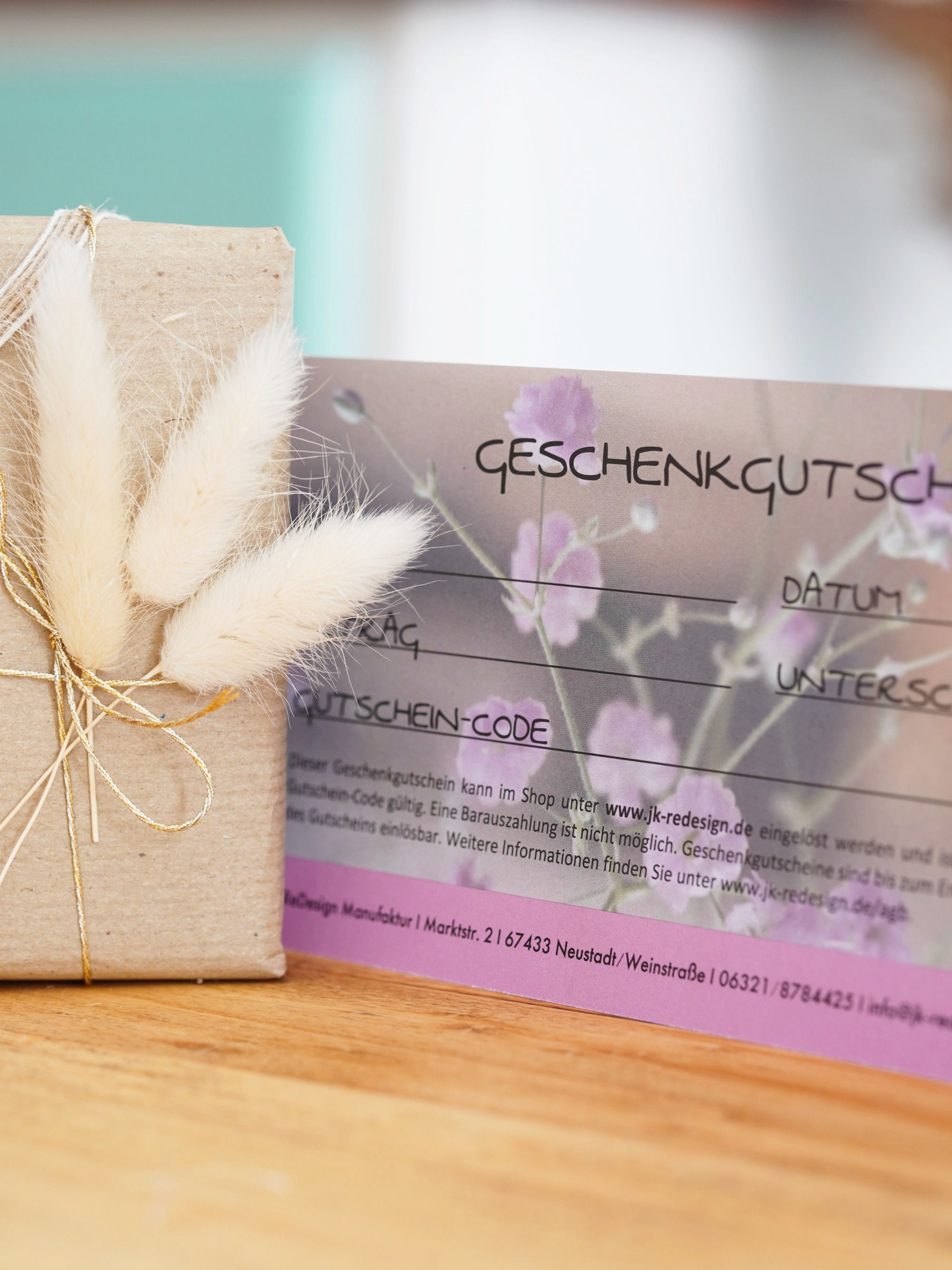 Gutschein für Shop von JK ReDesign 