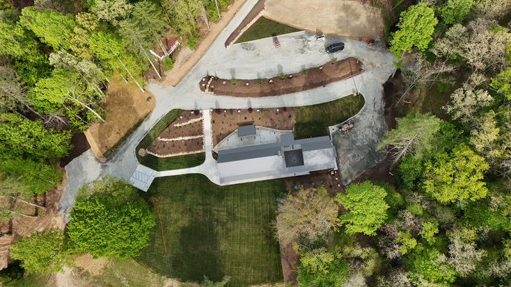 Commercial site project at Rosman, NC.