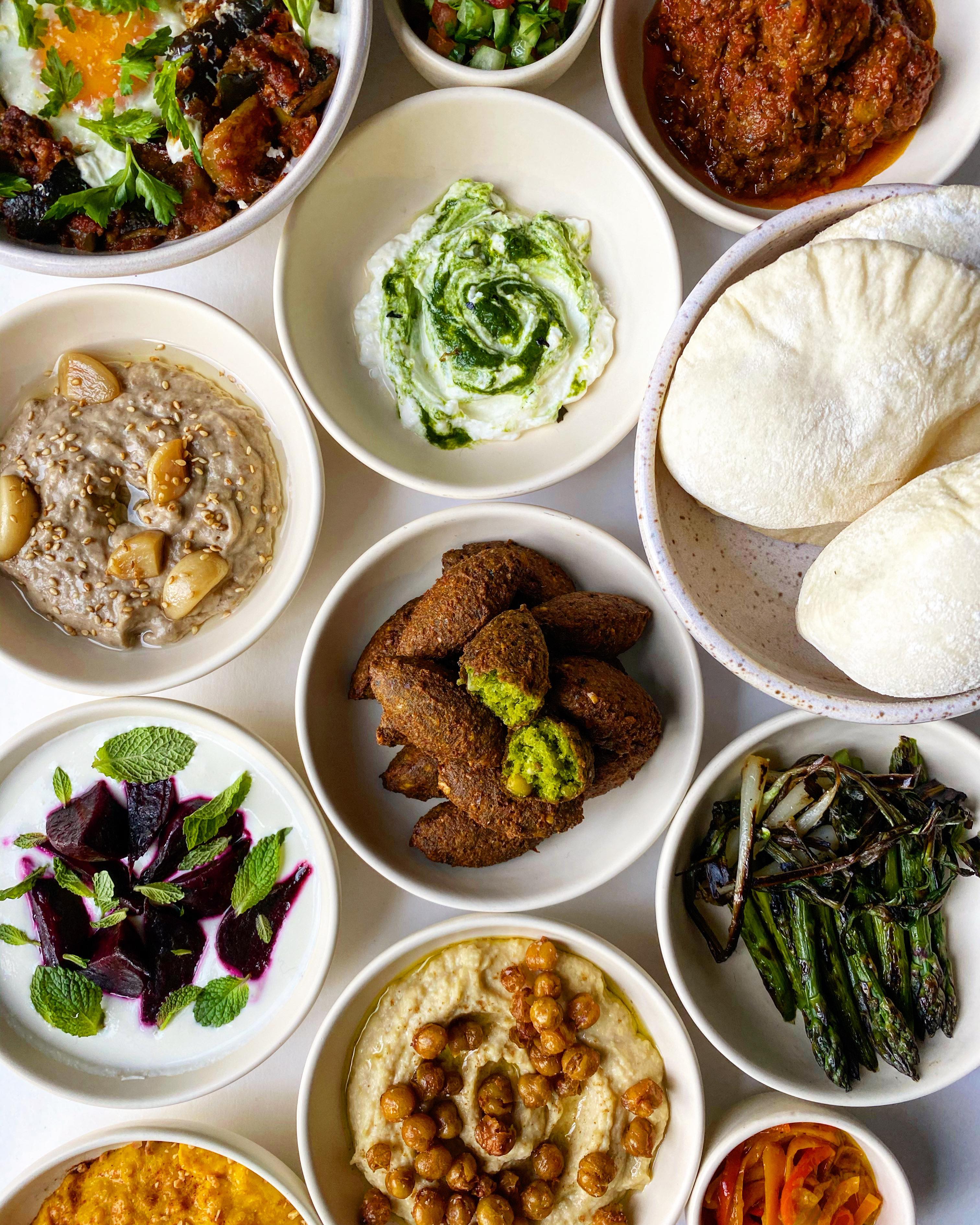 Arranged Food and Objects