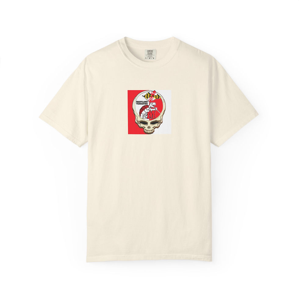 T-Shirt - Lets go Maryland Terrapins Unisex Garment-Dyed Tee