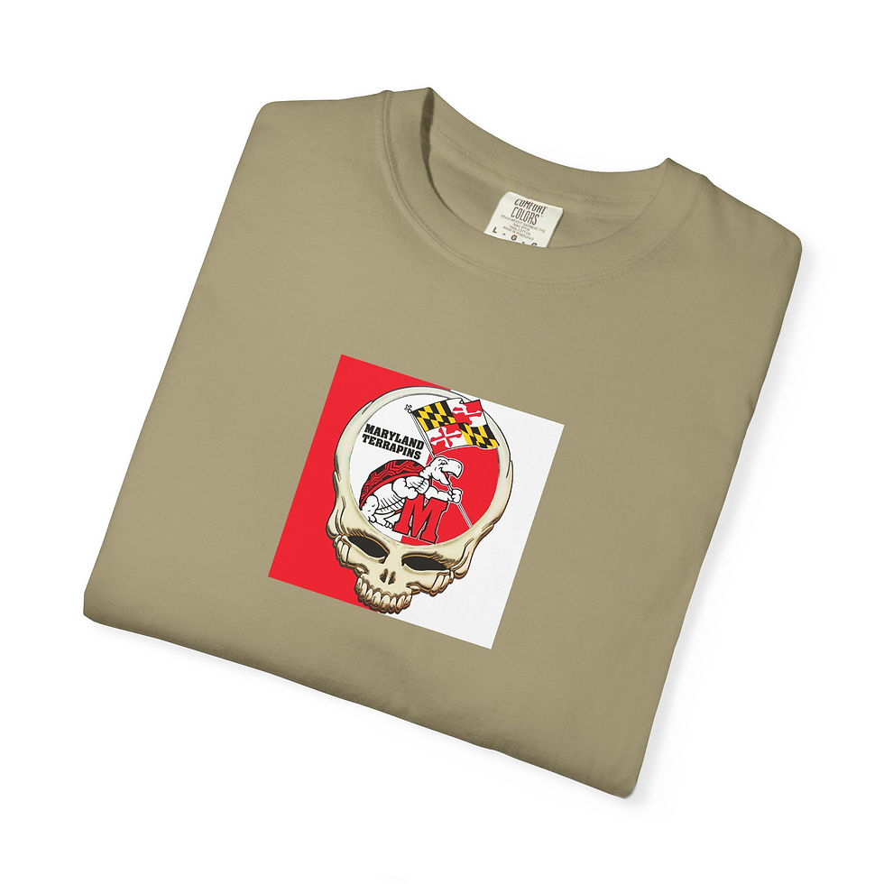 Thumbnail: T-Shirt - Lets go Maryland Terrapins Unisex Garment-Dyed Tee