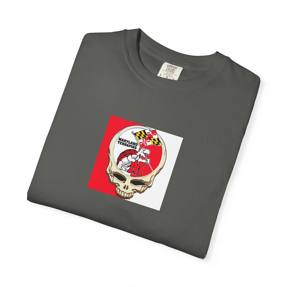 Thumbnail: T-Shirt - Lets go Maryland Terrapins Unisex Garment-Dyed Tee