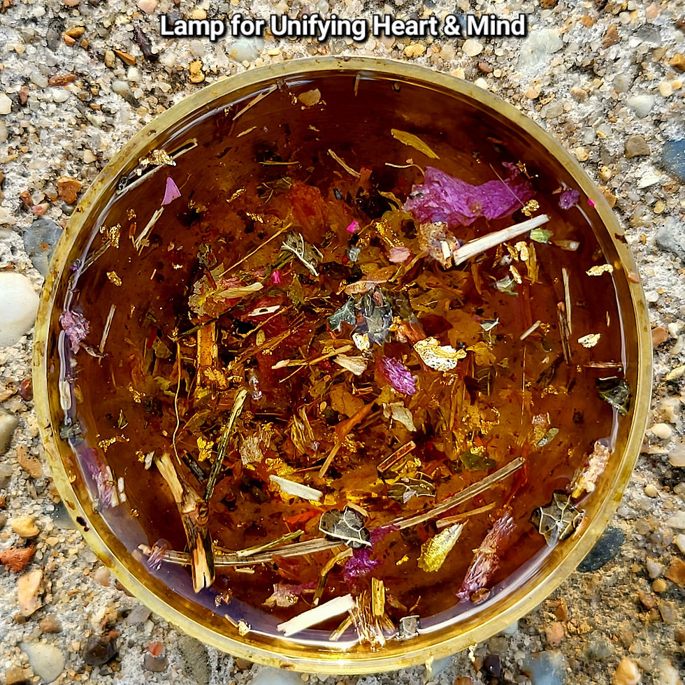 Oil lamp using Grieve and Release oil