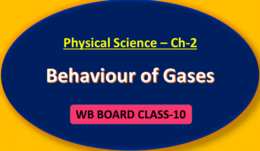 Behavior of Gases