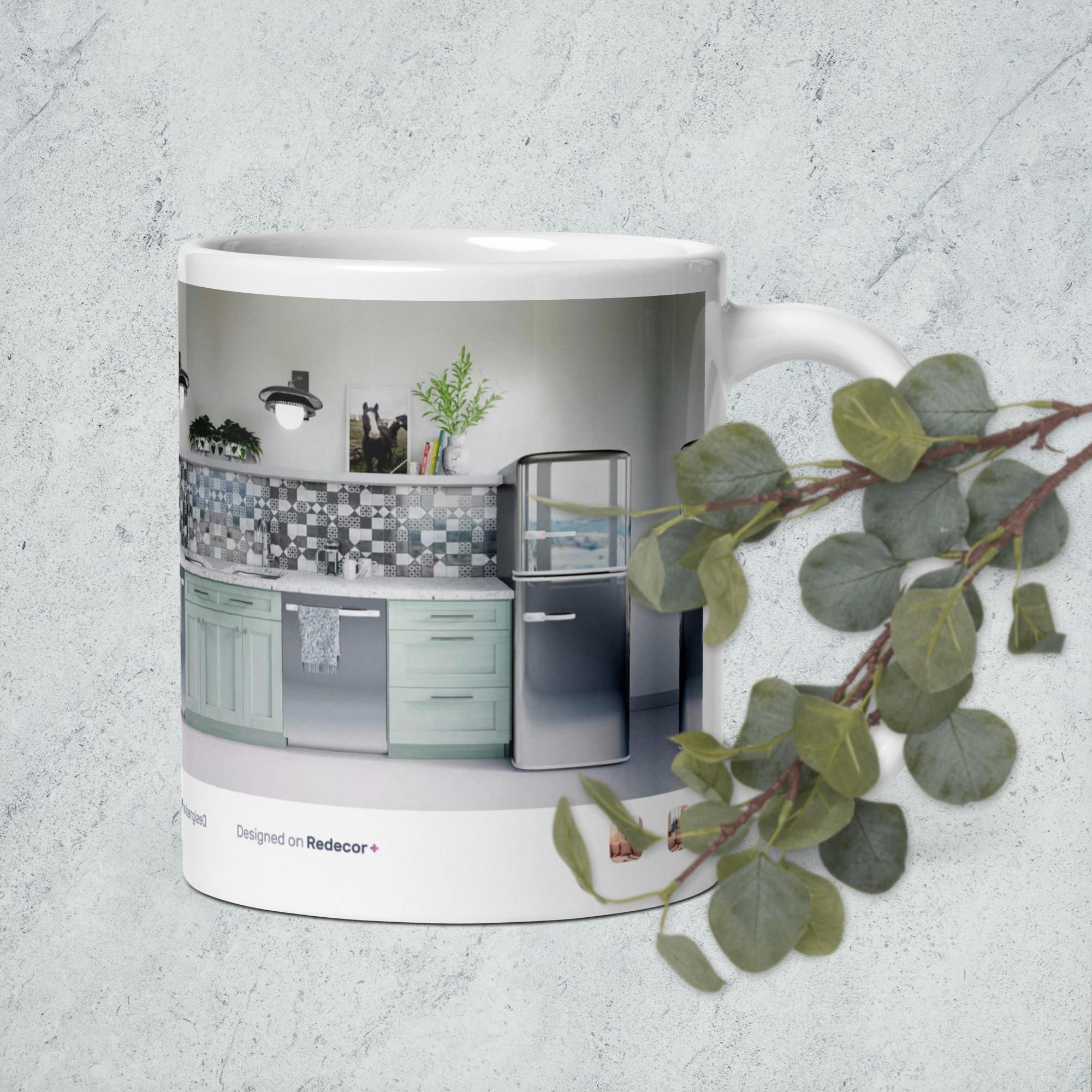 minty kitchen mug