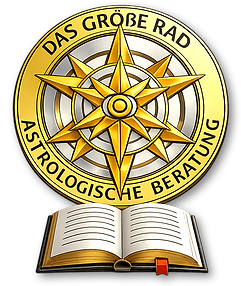 Logo der astrologischen Beratung ‘Das Große Rad schriftlich’ von Zehnstern Astrologie – tiefgehende schriftliche Ausarbeitung